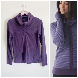 lululemon athletica Purple Cowl Neck Sweater
